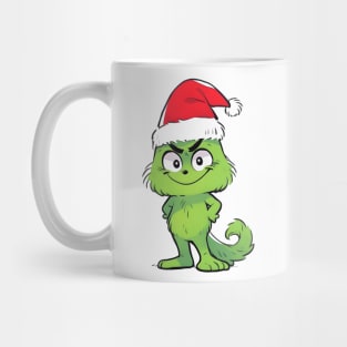 Cartoon Grinch's Christmas Joy Mug